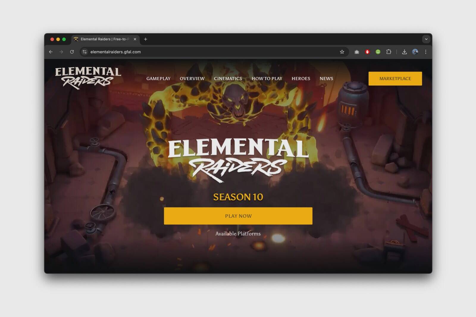 Elemental Raiders Play Now